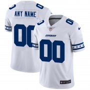 Wholesale Cheap Dallas Cowboys Custom Nike White Team Logo Vapor Limited NFL Jersey