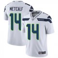 Wholesale Cheap Nike Seahawks #14 D.K. Metcalf White Men's Stitched NFL Vapor Untouchable Limited Jersey