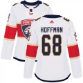 Wholesale Cheap Adidas Panthers #68 Mike Hoffman White Road Authentic Women's Stitched NHL Jersey