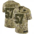 Wholesale Cheap Nike Bills #57 Lorenzo Alexander Camo Men's Stitched NFL Limited 2018 Salute To Service Jersey