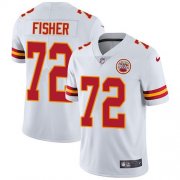 Wholesale Cheap Nike Chiefs #72 Eric Fisher White Men's Stitched NFL Vapor Untouchable Limited Jersey