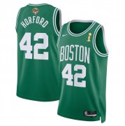 Wholesale Cheap Men's Boston Celtics #42 Al Horford Kelly Green 2024 Finals Champions Icon Edition Stitched Basketball Jersey