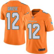 Wholesale Cheap Nike Dolphins #12 Bob Griese Orange Youth Stitched NFL Limited Rush Jersey