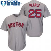 Wholesale Cheap Red Sox #25 Steve Pearce Grey New Cool Base Stitched MLB Jersey