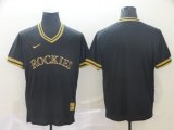 Wholesale Cheap Men Colorado Rockies Blank Black gold Game Nike 2022 MLB Jersey