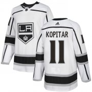 Wholesale Cheap Adidas Kings #11 Anze Kopitar White Road Authentic Stitched Youth NHL Jersey