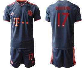 Wholesale Cheap Bayern Munchen #17 Boateng Third Soccer Club Jersey