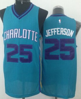 Wholesale Cheap Charlotte Hornets #25 Al Jefferson Green Swingman Jersey