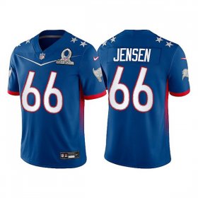 Wholesale Cheap Men\'s Tampa Bay Buccaneers #66 Ryan Jensen 2022 NFC Royal Pro Bowl Stitched Jersey