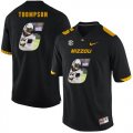 Wholesale Cheap Missouri Tigers 6 Khmari Thompson Black Nike Fashion College Football Jersey