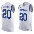 Wholesale Cheap Nike Cowboys #21 Ezekiel Elliott White Men's Stitched NFL Limited Team Logo Fashion Jersey