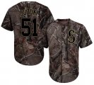 Wholesale Cheap Mariners #51 Ichiro Suzuki Camo Realtree Collection Cool Base Stitched Youth MLB Jersey