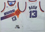 Wholesale Cheap Phoenix Suns #13 Steve Nash White Hardwood Classics Soul Swingman Throwback Jersey