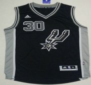 Wholesale Cheap Men's San Antonio Spurs #30 David West Revolution 30 Swingman 2015-16 New Black Jersey