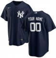 Cheap Men's New York Yankees Customized Navy Stitched MLB Jersey