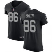 Wholesale Cheap Nike Raiders #86 Lee Smith Black Team Color Men's Stitched NFL Vapor Untouchable Elite Jersey