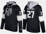 Wholesale Cheap Kings #27 Alec Martinez Black Name And Number Hoodie