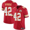 Cheap Men's Kansas City Chiefs #42 Carson Steele Red Vapor Untouchable Limited Football Stitched Jersey