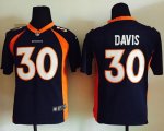 Wholesale Cheap Nike Broncos #30 Terrell Davis Blue Alternate Youth Stitched NFL New Elite Jersey