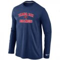 Wholesale Cheap Nike Tampa Bay Buccaneers Heart & Soul Long Sleeve T-Shirt Dark Blue