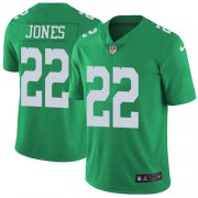 Wholesale Cheap Nike Eagles #22 Sidney Jones Green Men's Stitched NFL Limited Rush Jersey