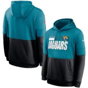 Wholesale Cheap Jacksonville Jaguars Nike Sideline Impact Lockup Performance Pullover Hoodie Teal Black