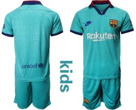 Wholesale Cheap Barcelona Blank Third Kid Soccer Club Jersey