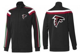 Wholesale Cheap NFL Atlanta Falcons Team Logo Jacket Black_2