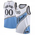 Cheap Men's Atlanta Hawks Active Player Custom White 2024-25 City Edition Stitched Jersey