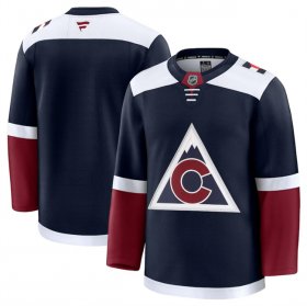 Men\'s Colorado Avalanche Blank Navy 2024-25 Alternate Stitched Jersey