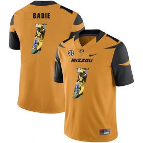 Wholesale Cheap Missouri Tigers 1 Tyler Badie Gold Nike Fashion College Football Jersey