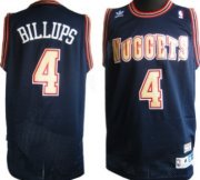 Wholesale Cheap Denver Nuggets #4 Chauncey Billups Navy Blue Swingman Throwback Jersey