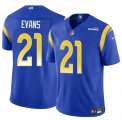 Cheap Men's Los Angeles Rams #21 Zach Evans Blue 2024 F.U.S.E Vapor Untouchable Stitched Football Jersey