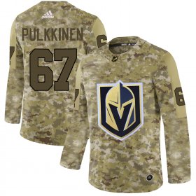 Wholesale Cheap Adidas Golden Knights #67 Teemu Pulkkinen Camo Authentic Stitched NHL Jersey