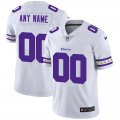 Wholesale Cheap Minnesota Vikings Custom Nike White Team Logo Vapor Limited NFL Jersey