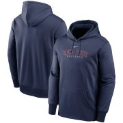 Wholesale Cheap Boston Red Sox Nike Outline Wordmark Fleece Performance Pullover Hoodie Navy