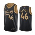 Wholesale Cheap Nike Raptors #46 Aron Baynes Black NBA Swingman 2020-21 City Edition Jersey