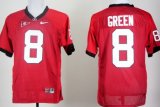 Wholesale Cheap Georgia Bulldogs #8 A.J. Green Red Jersey