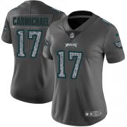 Wholesale Cheap Nike Eagles #17 Harold Carmichael Gray Static Women's Stitched NFL Vapor Untouchable Limited Jersey