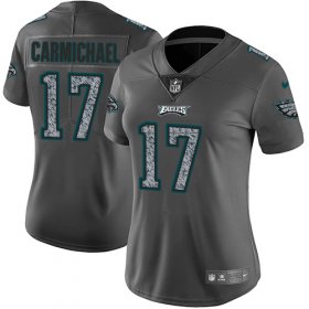 Wholesale Cheap Nike Eagles #17 Harold Carmichael Gray Static Women\'s Stitched NFL Vapor Untouchable Limited Jersey