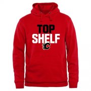 Wholesale Cheap Calgary Flames Top Shelf Pullover Hoodie Scarlet