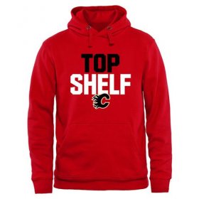 Wholesale Cheap Calgary Flames Top Shelf Pullover Hoodie Scarlet