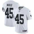 Wholesale Cheap Men's Las Vegas Raiders #45 Alec Ingold Limited White Vapor Untouchable Jersey