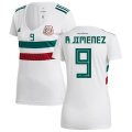 Wholesale Cheap Women's Mexico #9 R.Jimenez Away Soccer Country Jersey