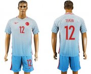 Wholesale Cheap Turkey #12 Tekin Away Soccer Country Jersey