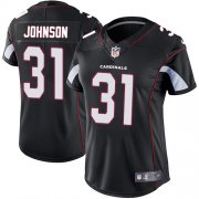 Wholesale Cheap Nike Cardinals #31 David Johnson Black Alternate Women's Stitched NFL Vapor Untouchable Limited Jersey