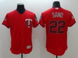 Wholesale Cheap Men Minnesota Twins 22 Sano Red Elite Independent Edition 2021 MLB Jerseys