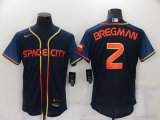 Wholesale Cheap Men's Houston Astros #2 Alex Bregman 2022 Navy City Connect Flex Base Stitched Baseball Jersey