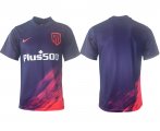 Wholesale Cheap Men 2021-2022 Club Atletico Madrid away aaa version purple blank Soccer Jersey