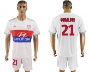 Wholesale Cheap Lyon #21 Gonalons Home Soccer Club Jersey